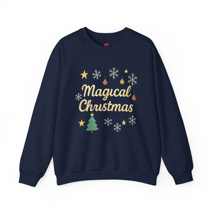 Sweatshirt Magical Christmas Pullover, Cozy Holiday Sweater for Men & Women