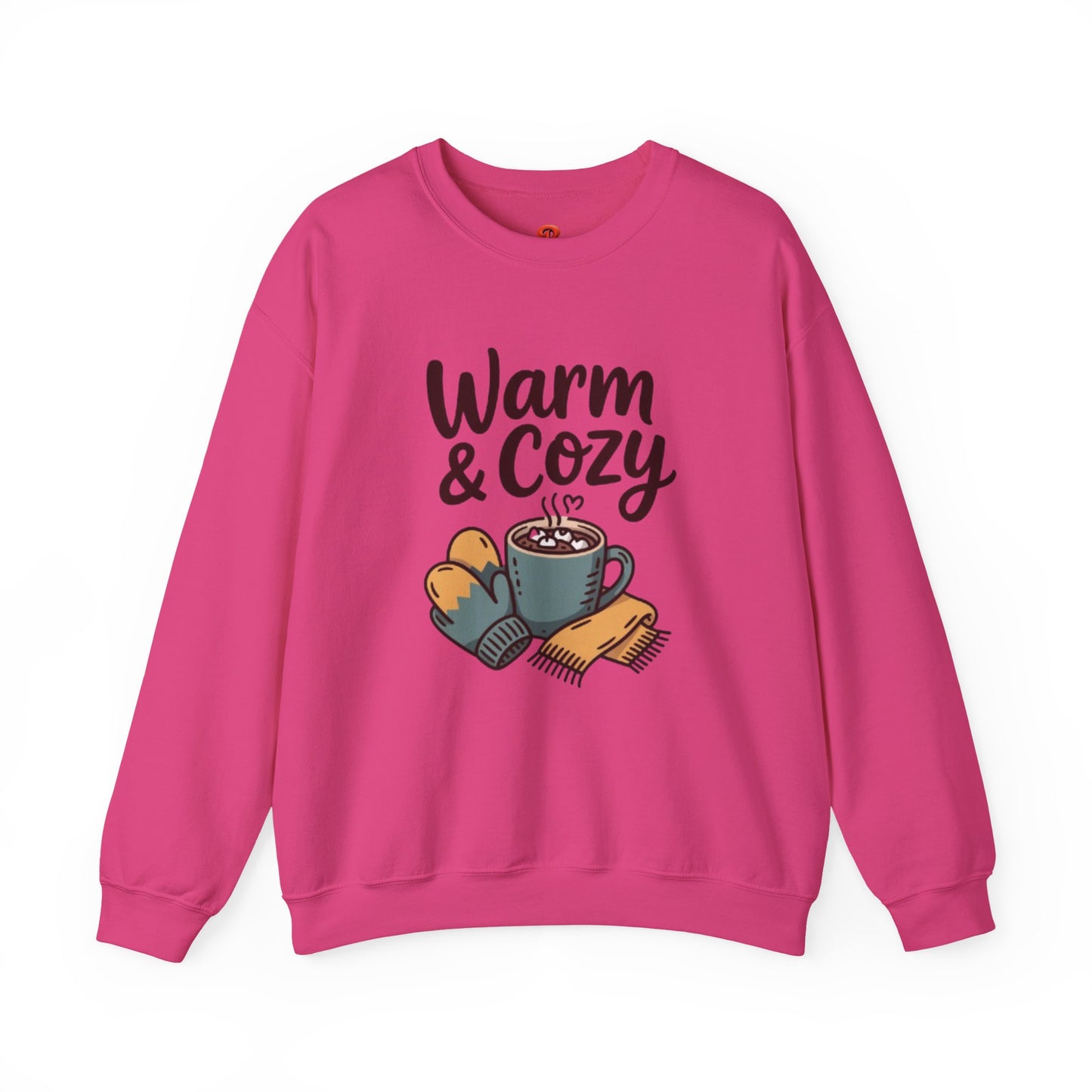 Sweatshirt Warm & Cozy with Cute Mug and Winter Accessories – Fall & Winter Casual