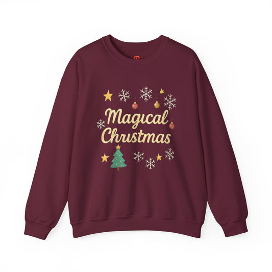 Sweatshirt Magical Christmas Pullover, Cozy Holiday Sweater for Men & Women