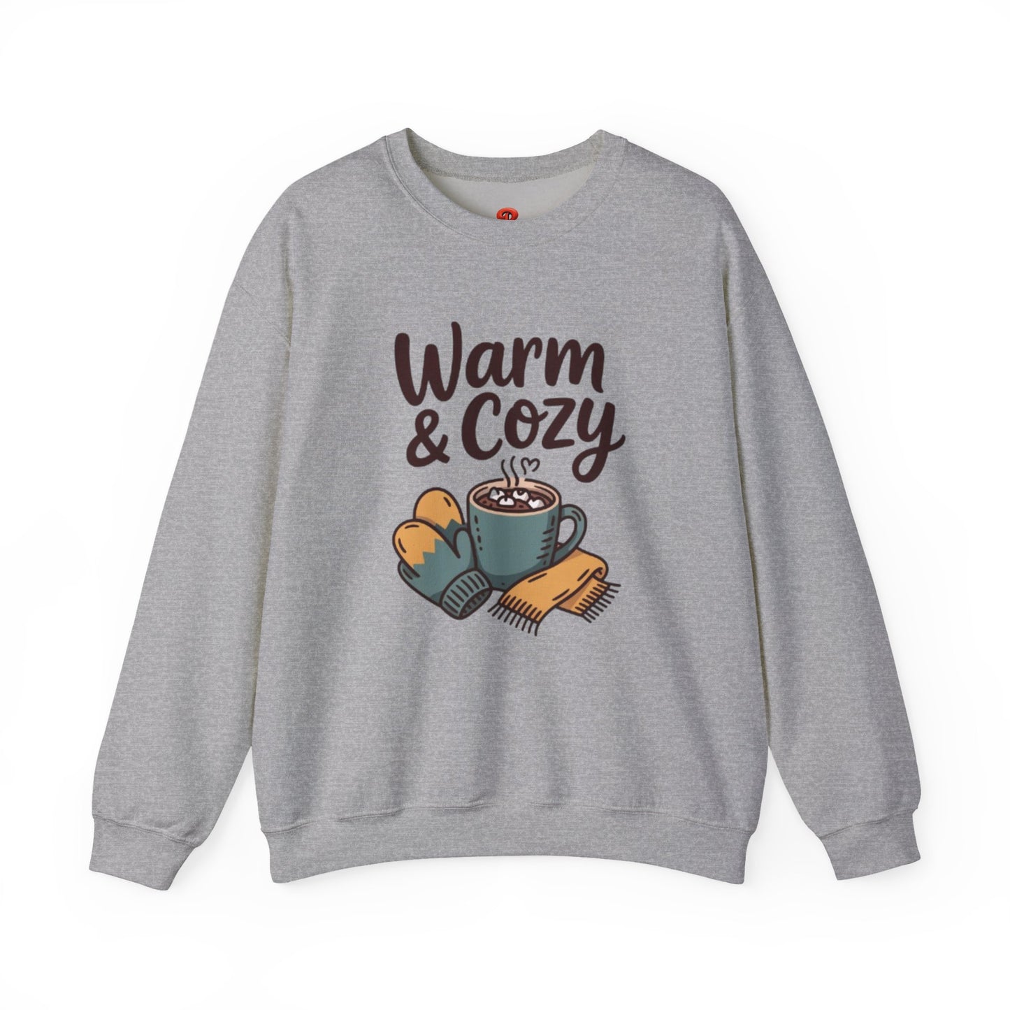 Sweatshirt Warm & Cozy with Cute Mug and Winter Accessories – Fall & Winter Casual