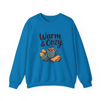 Sweatshirt Warm & Cozy with Cute Mug and Winter Accessories – Fall & Winter Casual