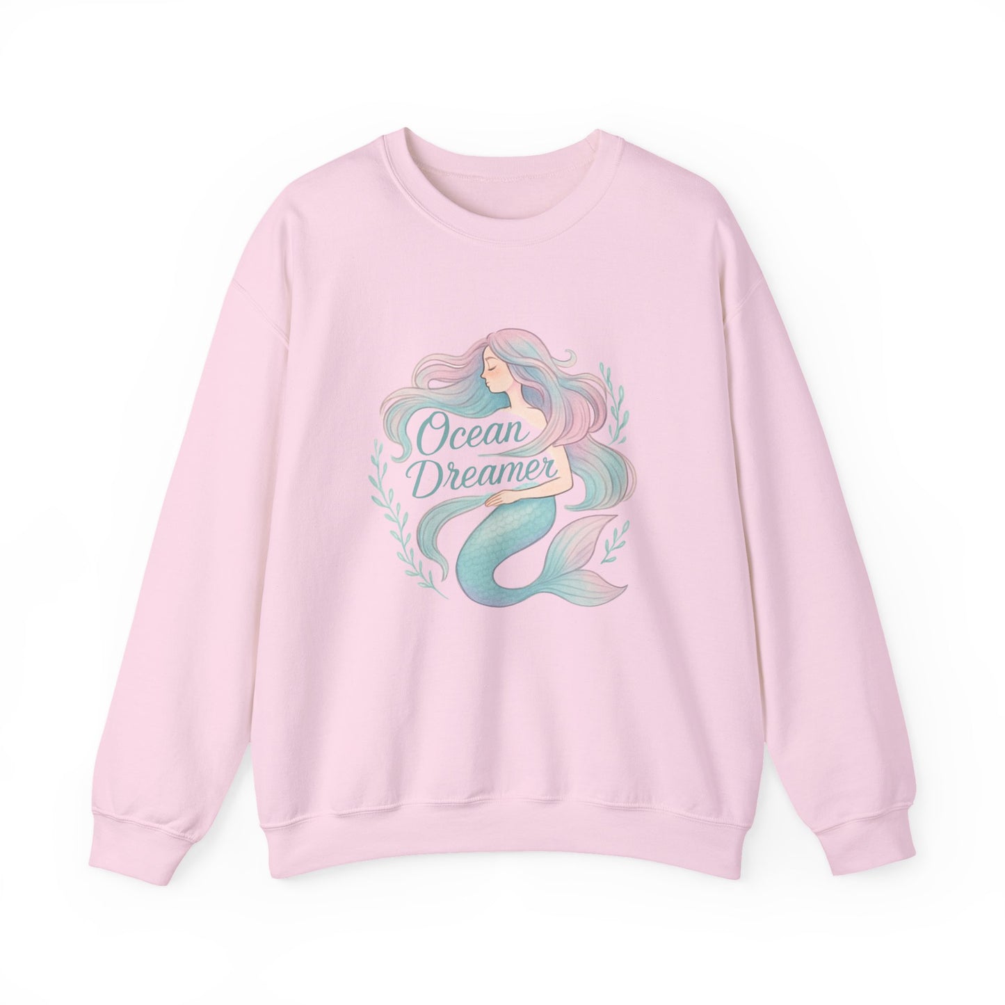 Ocean Dreamer Mermaid Sweatshirt – Pastel Colors Sweatshirt for Women & Girls