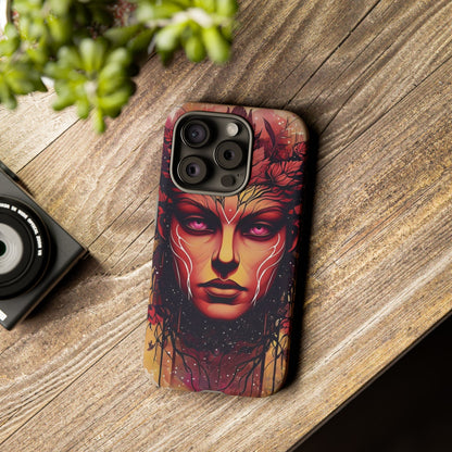 Phone Case Fantasy Art – Mystical Nature Goddess Design