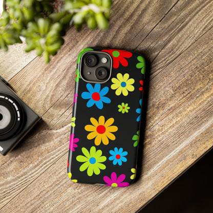 Phone Case Colorful Daisy – Cute Floral Cover - Aesthetic Multicolor Flower Case