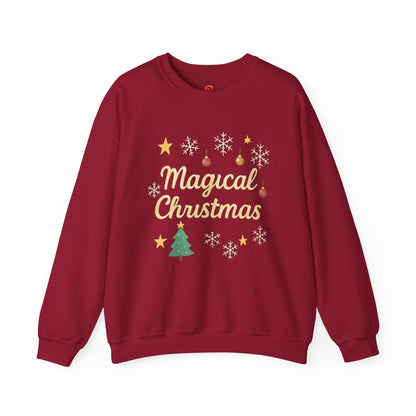 Sweatshirt Magical Christmas Pullover, Cozy Holiday Sweater for Men & Women
