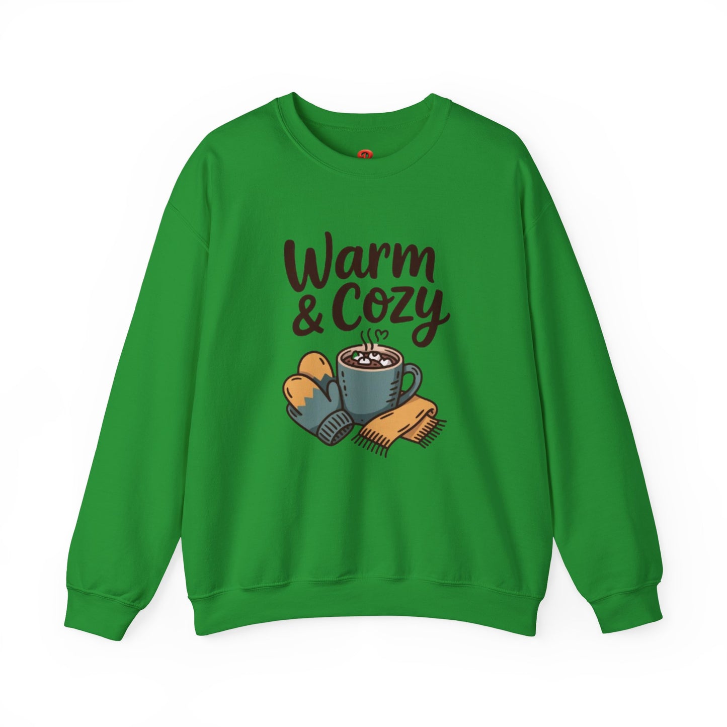 Sweatshirt Warm & Cozy with Cute Mug and Winter Accessories – Fall & Winter Casual