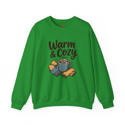 Sweatshirt Warm & Cozy with Cute Mug and Winter Accessories – Fall & Winter Casual