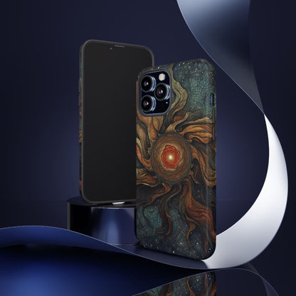 Phone Case Sun Core Galaxy – Abstract Cosmic Art Design