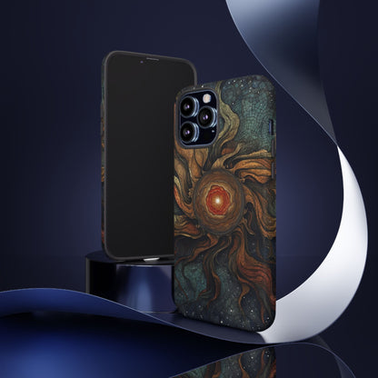 Phone Case Sun Core Galaxy – Abstract Cosmic Art Design
