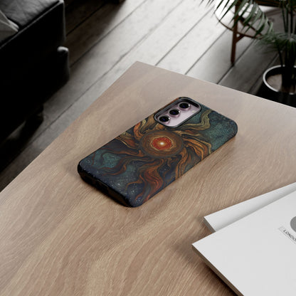 Phone Case Sun Core Galaxy – Abstract Cosmic Art Design