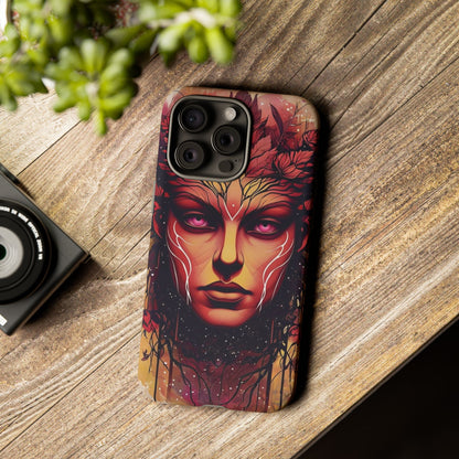 Phone Case Fantasy Art – Mystical Nature Goddess Design