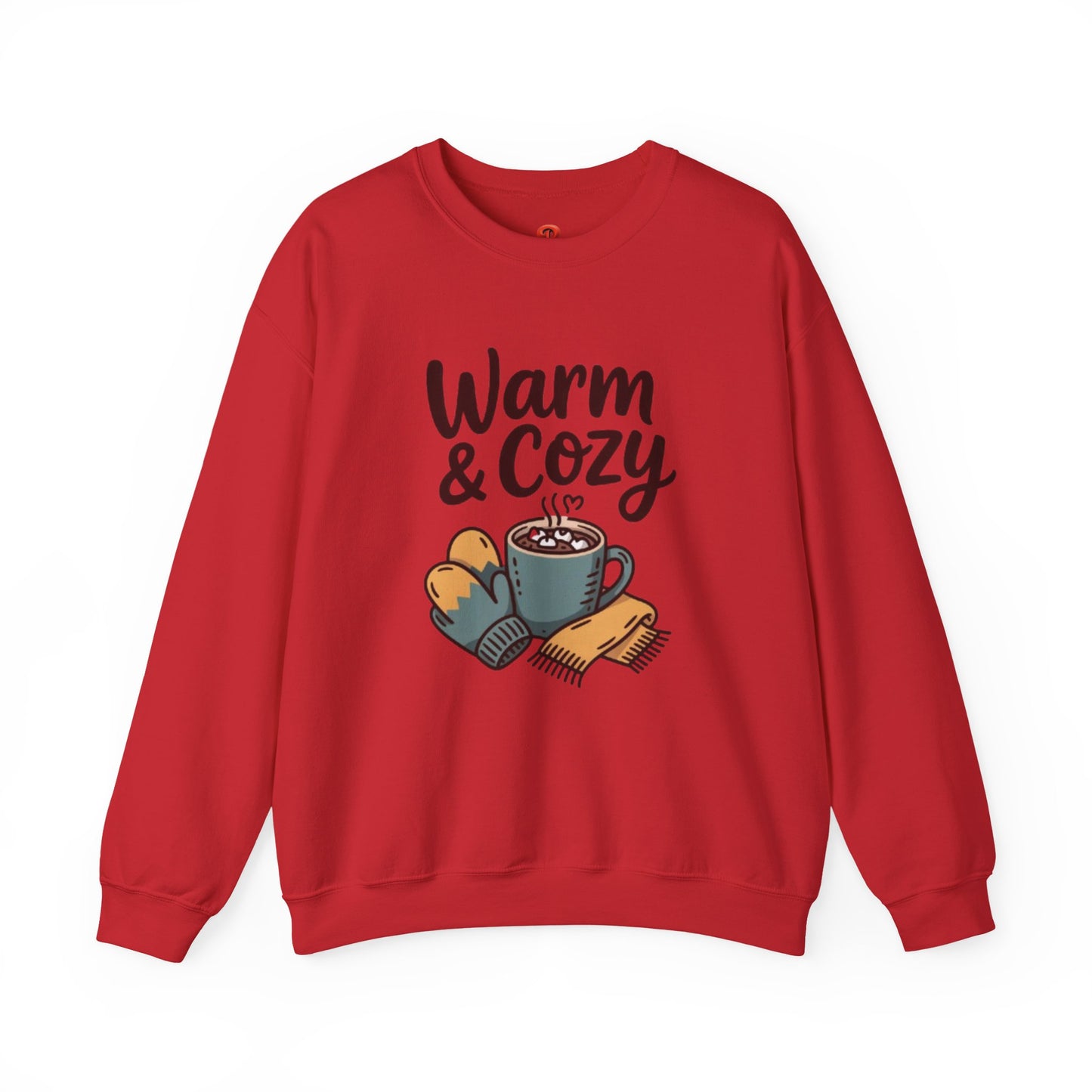Sweatshirt Warm & Cozy with Cute Mug and Winter Accessories – Fall & Winter Casual
