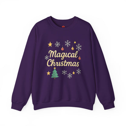 Sweatshirt Magical Christmas Pullover, Cozy Holiday Sweater for Men & Women
