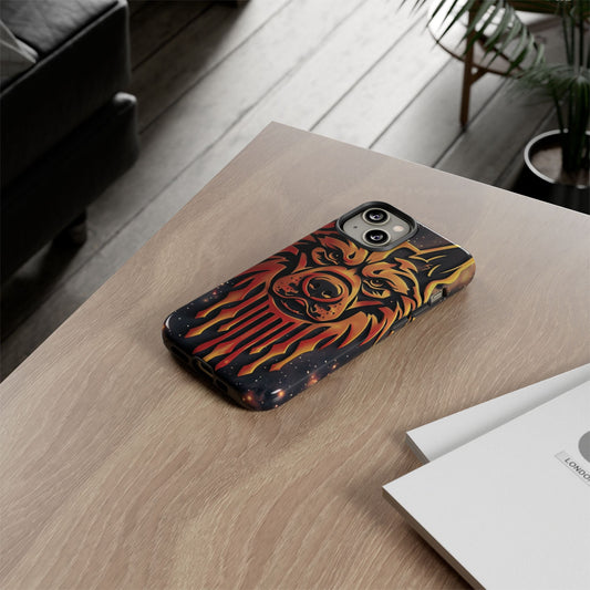 Phone Case Tribal Dog – Fierce Galaxy Design for Dog Lovers
