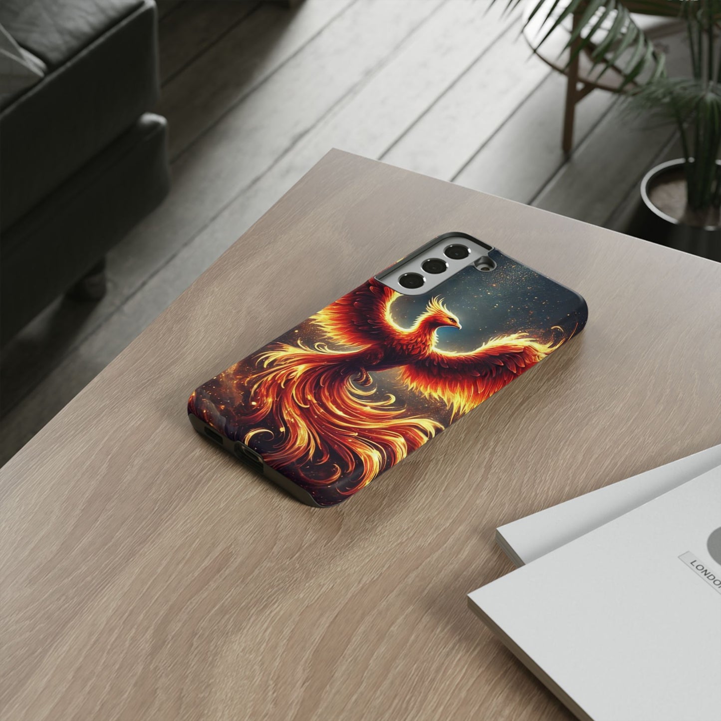 Phone Case Phoenix Flame – Fiery Phoenix Cover for iPhone & Samsung Models