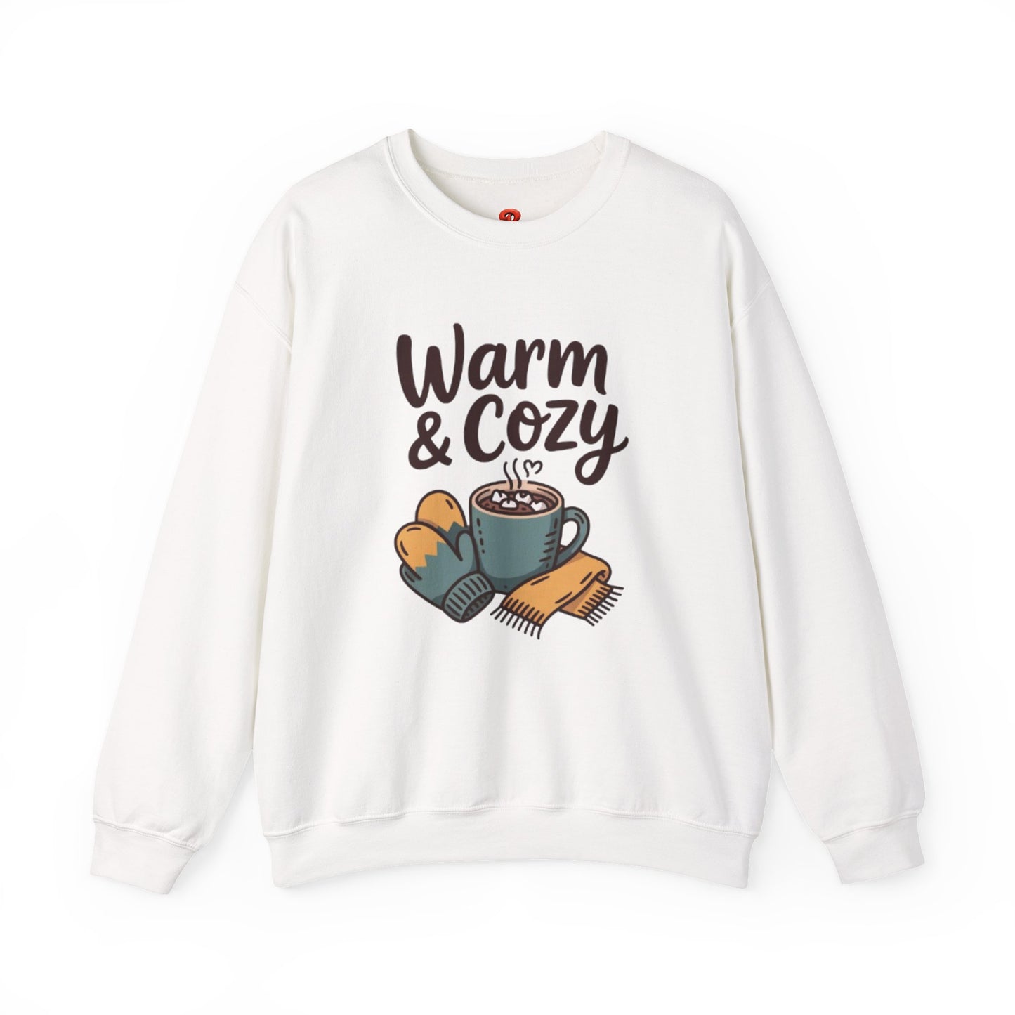 Sweatshirt Warm & Cozy with Cute Mug and Winter Accessories – Fall & Winter Casual