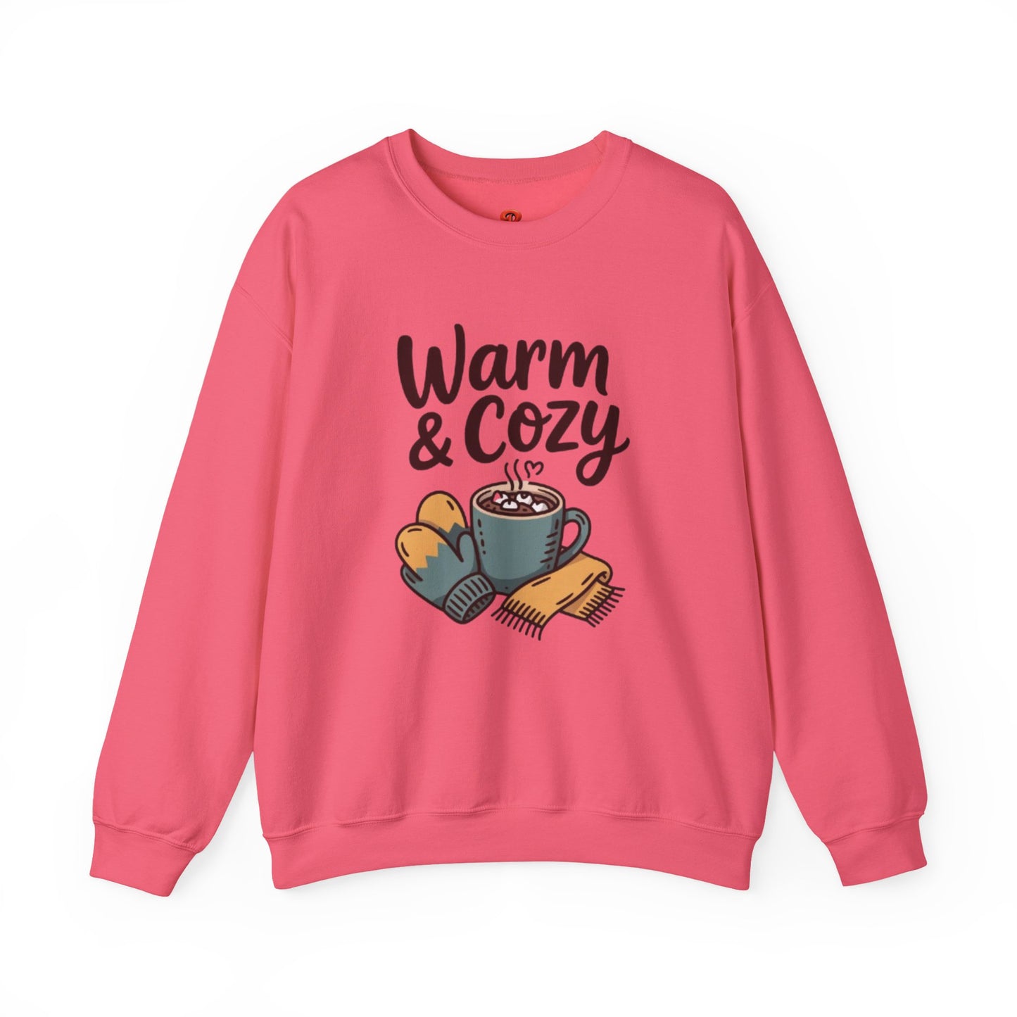 Sweatshirt Warm & Cozy with Cute Mug and Winter Accessories – Fall & Winter Casual