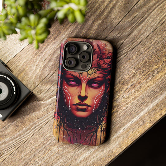 Phone Case Fantasy Art – Mystical Nature Goddess Design