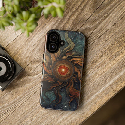 Phone Case Sun Core Galaxy – Abstract Cosmic Art Design