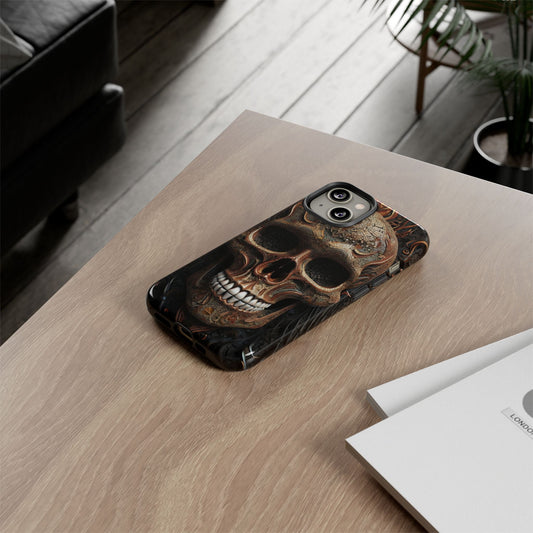 Phone Case Skull Armor – Dark Gothic Horror Cover for Metalheads