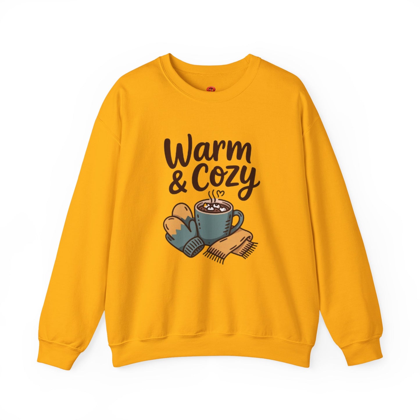 Sweatshirt Warm & Cozy with Cute Mug and Winter Accessories – Fall & Winter Casual