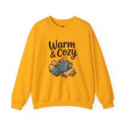 Sweatshirt Warm & Cozy with Cute Mug and Winter Accessories – Fall & Winter Casual