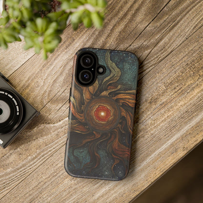 Phone Case Sun Core Galaxy – Abstract Cosmic Art Design