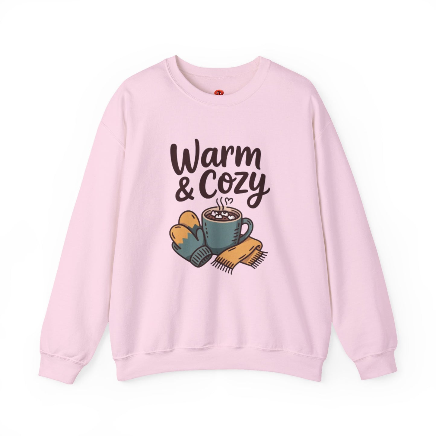Sweatshirt Warm & Cozy with Cute Mug and Winter Accessories – Fall & Winter Casual