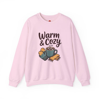 Sweatshirt Warm & Cozy with Cute Mug and Winter Accessories – Fall & Winter Casual
