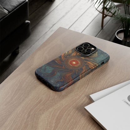 Phone Case Sun Core Galaxy – Abstract Cosmic Art Design
