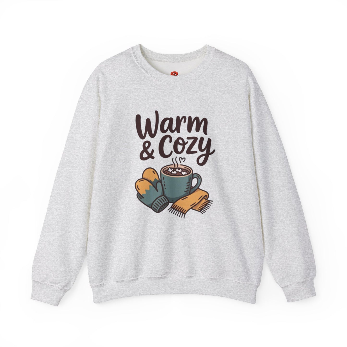 Sweatshirt Warm & Cozy with Cute Mug and Winter Accessories – Fall & Winter Casual