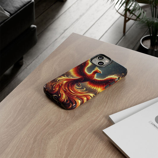 Phone Case Phoenix Flame – Fiery Phoenix Cover for iPhone & Samsung Models