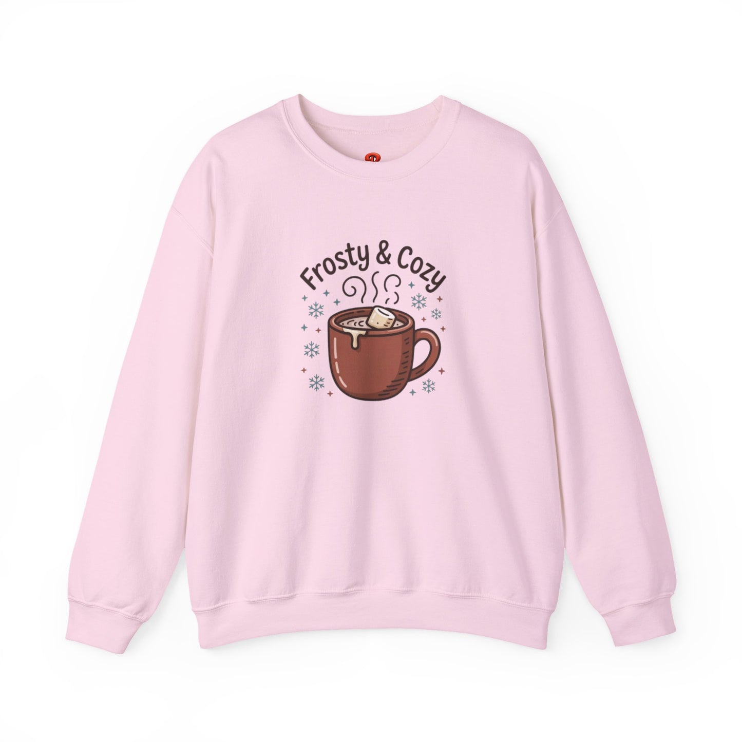 Sweatshirt – Frosty & Cozy Winter Sweatshirt with Hot Chocolate Graphic, Warm Casual Pullover