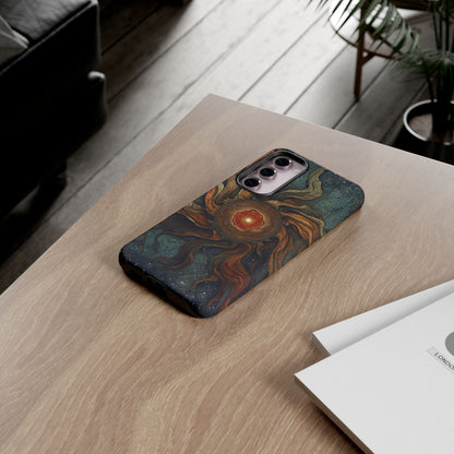 Phone Case Sun Core Galaxy – Abstract Cosmic Art Design