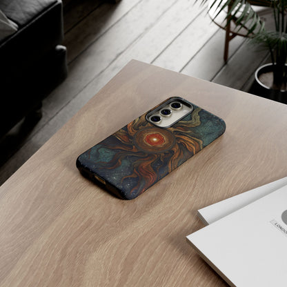 Phone Case Sun Core Galaxy – Abstract Cosmic Art Design