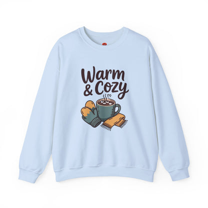 Sweatshirt Warm & Cozy with Cute Mug and Winter Accessories – Fall & Winter Casual