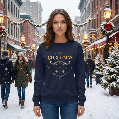 Christmas Sweatshirt with Santa Claus – Unisex, Comfortable and Casual, Perfect Holiday Gift and Festive Style