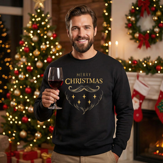 Christmas Sweatshirt with Santa Claus – Unisex, Comfortable and Casual, Perfect Holiday Gift and Festive Style