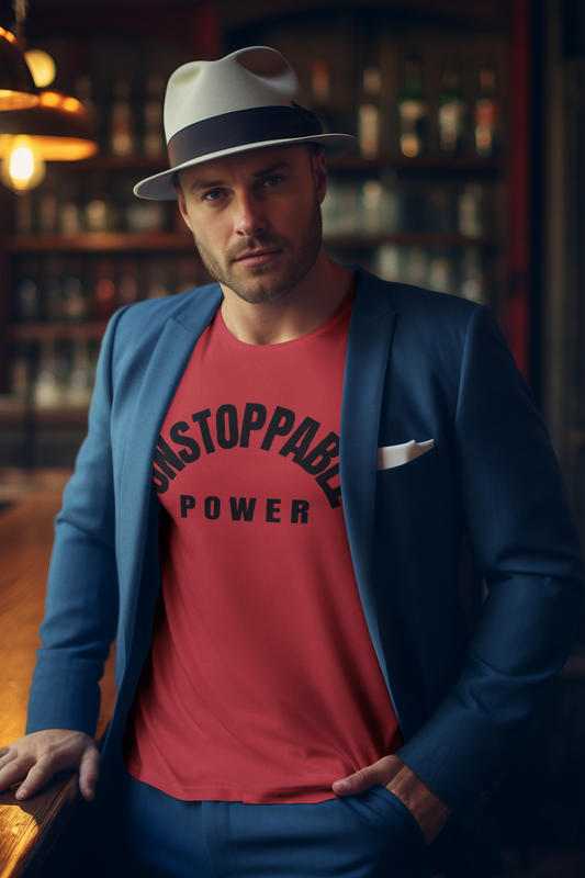 Shirt "Unstoppable Power" – Motivational Graphic Tee for Strength & Confidence