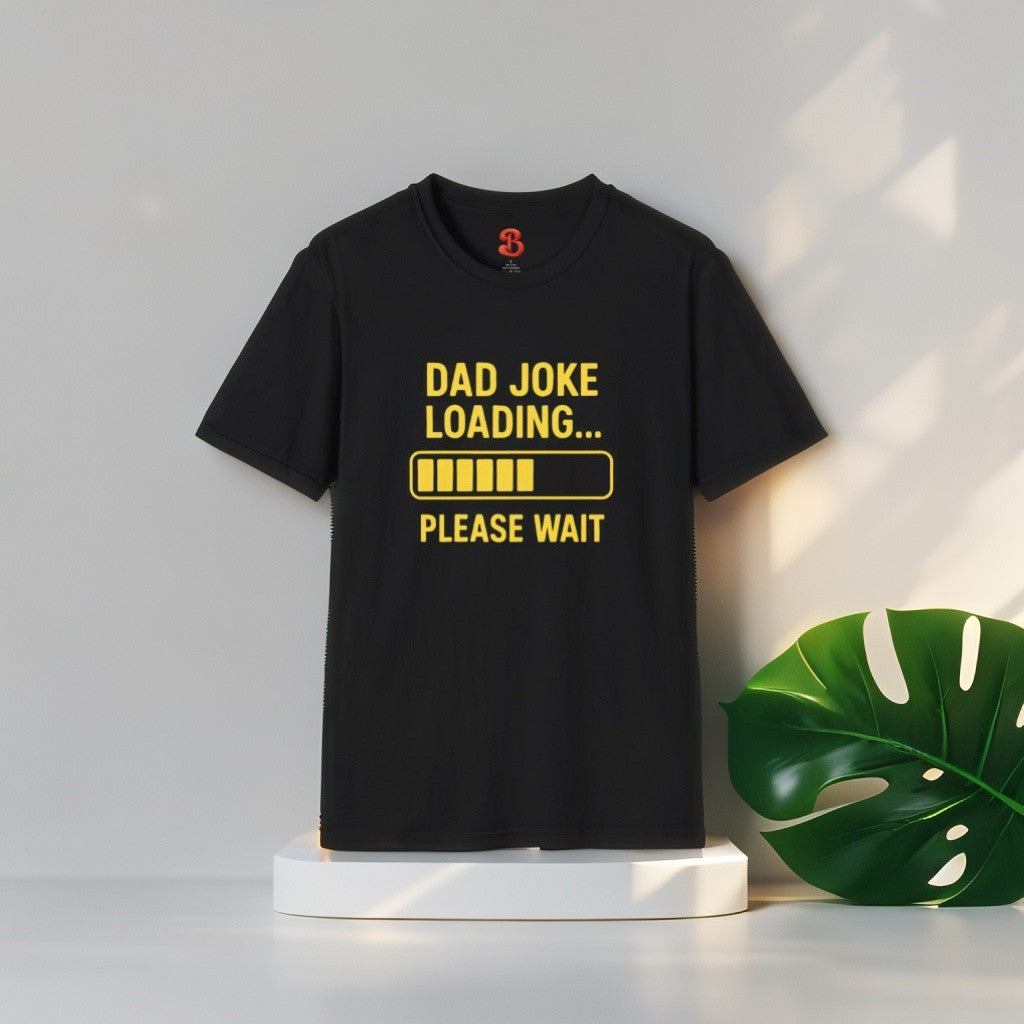 Dad Joke Loading… Please Wait T-Shirt – Funny Unisex Cotton Tee