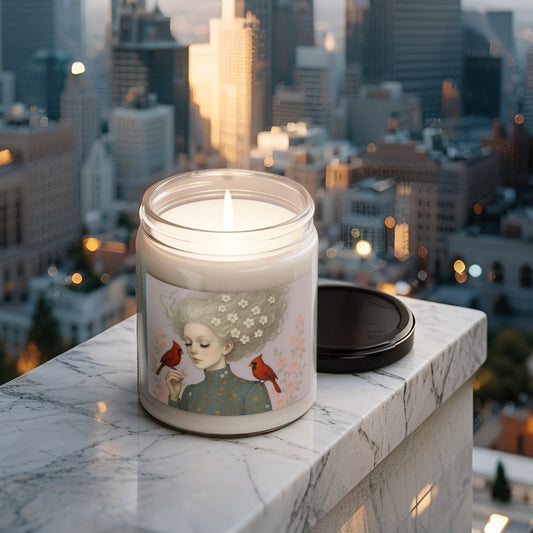 Scented Decorative Candle - Relaxing Aromatic Jar Candle for Home Décor