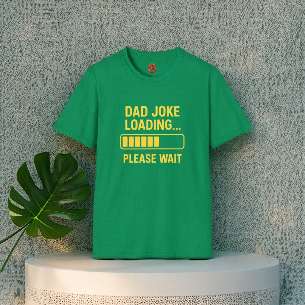 Dad Joke Loading… Please Wait T-Shirt – Funny Unisex Cotton Tee