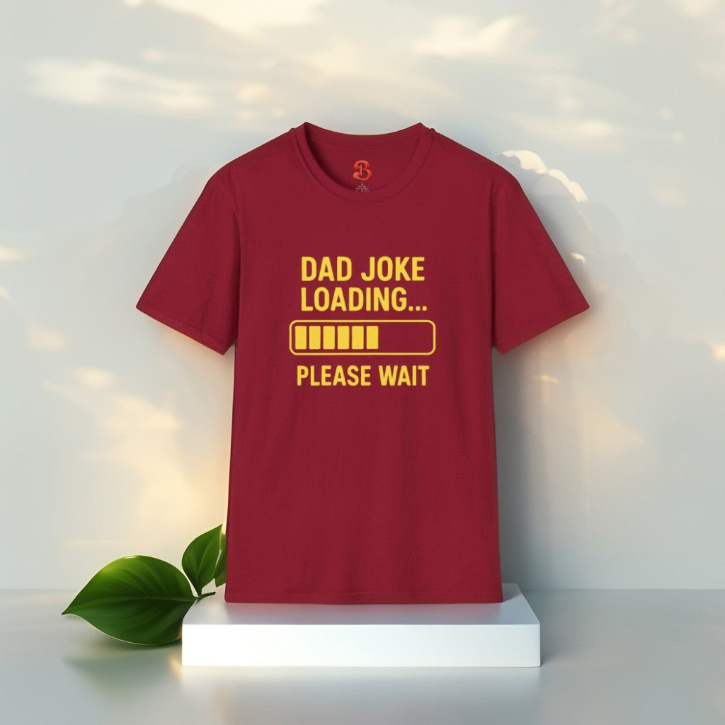 Dad Joke Loading… Please Wait T-Shirt – Funny Unisex Cotton Tee