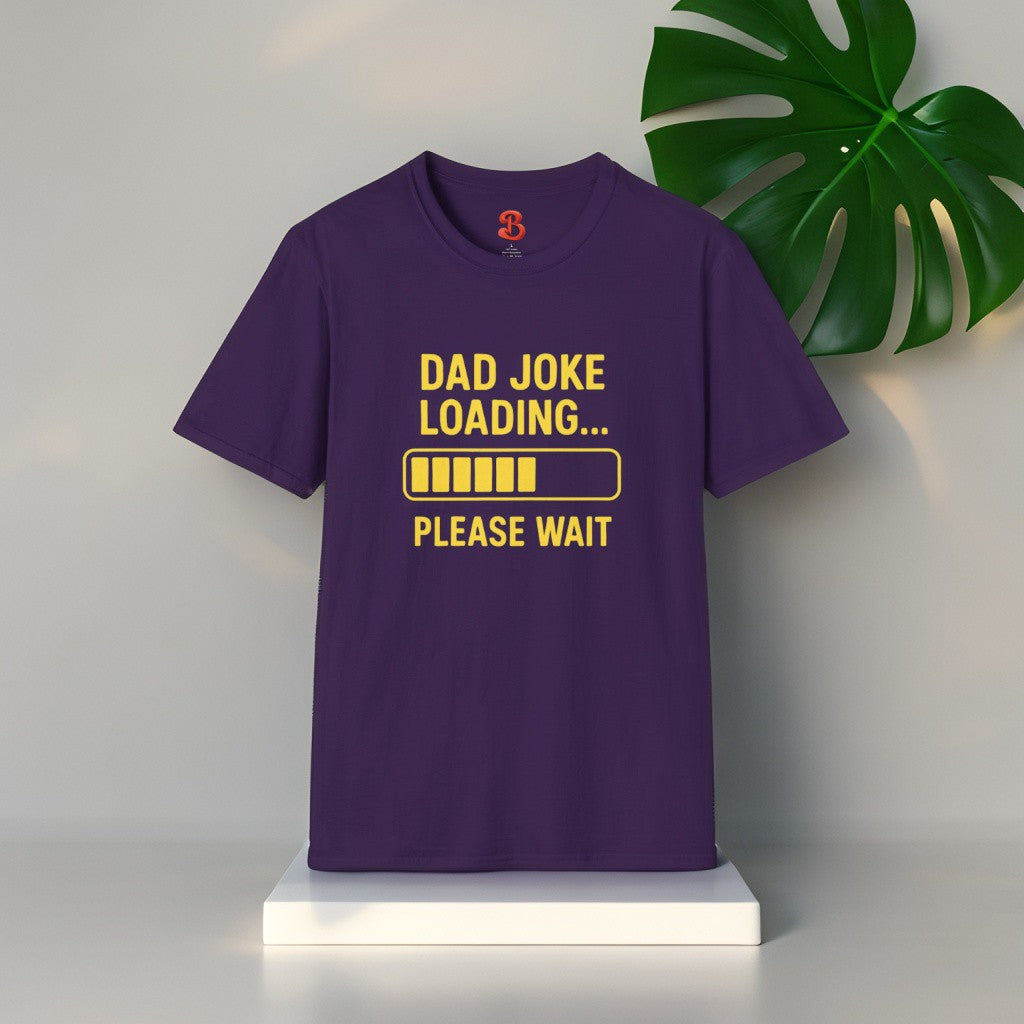 Dad Joke Loading… Please Wait T-Shirt – Funny Unisex Cotton Tee