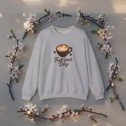 Fuel Your Day Sweatshirt – Cozy Unisex Sweatshirt for Everyday Energy