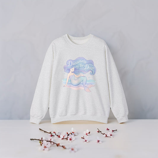 Dreamy Mermaid Sweatshirt – Dreamers of the Deep Pastel Aesthetic Pullover