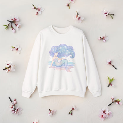 Dreamy Mermaid Sweatshirt – Dreamers of the Deep Pastel Aesthetic Pullover