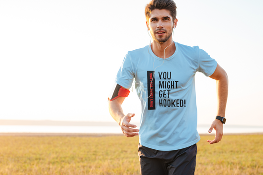 Shirt "Don’t Stare Too Long… You Might Get Hooked" – Flirty & Funny Graphic Tee