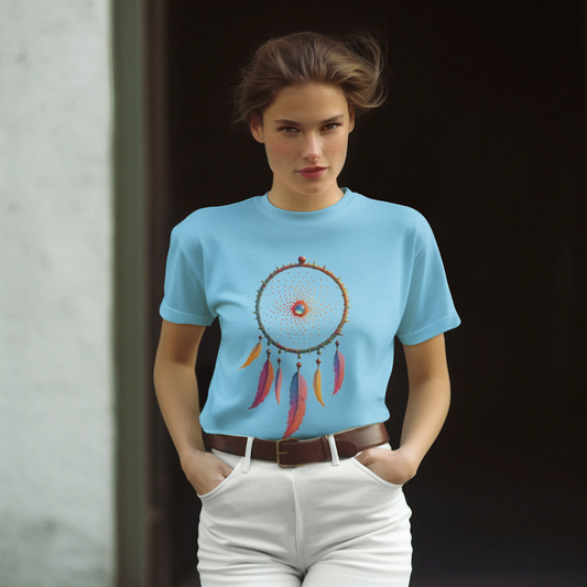 Shirt  "Dreamcatcher" – Soft Bohemian Graphic Tee for Free Spirits & Nature Lovers