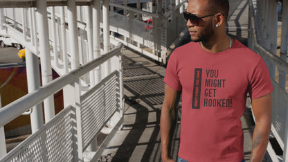 Shirt "Don’t Stare Too Long… You Might Get Hooked" – Flirty & Funny Graphic Tee